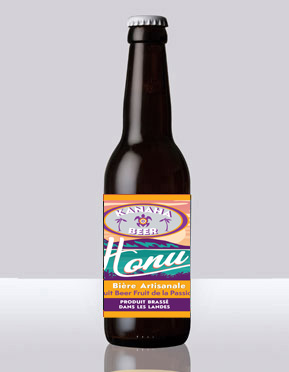 Bière blonde au fuit de la passion